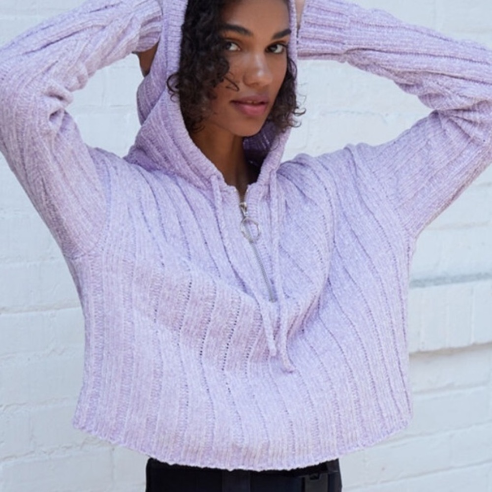 Kendall and Kylie Chenille Cropped Sweater